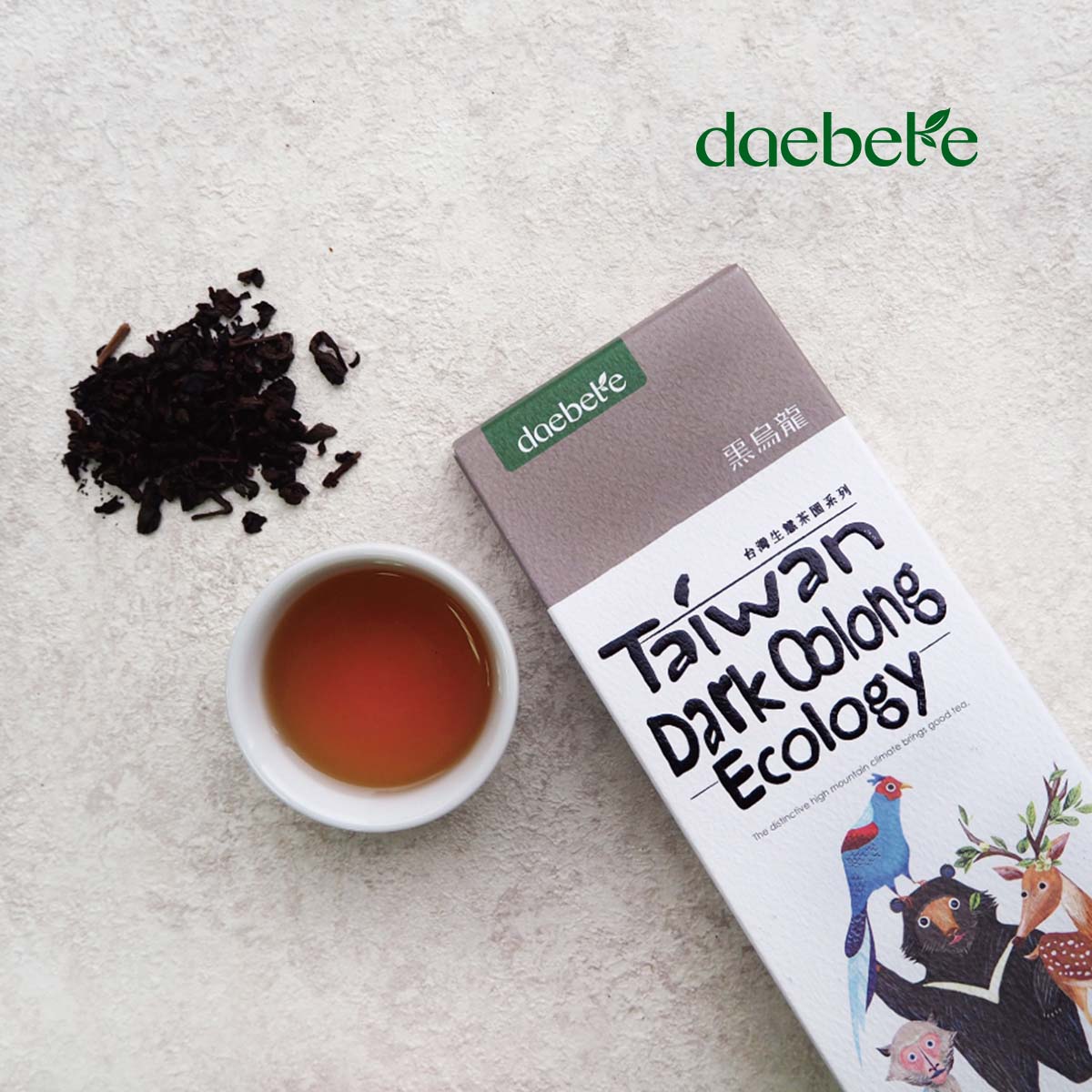 daebete 黒烏龍(Taiwan Dark Oolong Ecology)Tバッグ１５袋入り（個包装）台湾茶