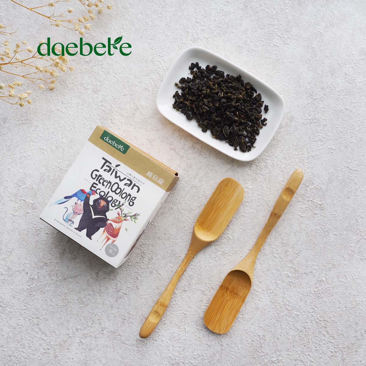 daebete 緑烏龍(Taiwan Green Oolong Ecology)Tバッグ６袋入り（個包装）台湾茶