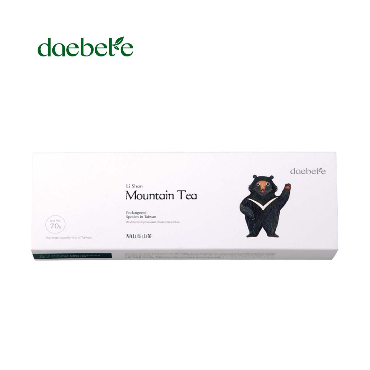 daebete 梨山高山茶(Lishan Mountain Tea)茶葉7g×10パック 台湾茶